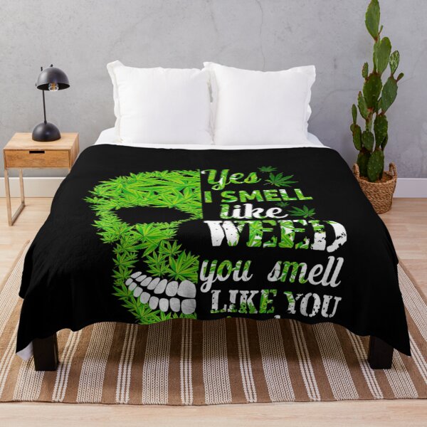 Item preview, Yes I Smell Like Weed You Smell Like You Missed Out Skull designed and sold by Cailyfixnity.