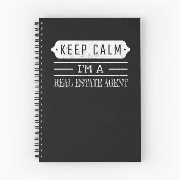 Item preview, Keep Calm I'm A Real Estate Agent - Funny Real Estate Agent Quote Gift Idea For Men and Womens designed and sold by Mmmm3344.