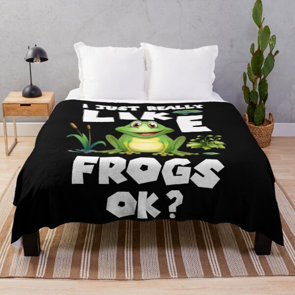Item preview, I Just Really Like Frogs Ok ,Funny Frog Lover Gift,Funny Saying Frog-Amphibian Lovers designed and sold by pedrored369.