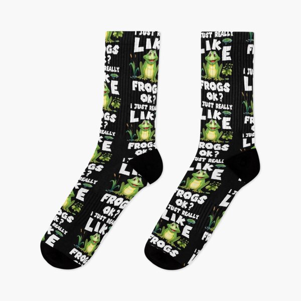 Item preview, I Just Really Like Frogs Ok ,Funny Frog Lover Gift,Funny Saying Frog-Amphibian Lovers designed and sold by pedrored369.