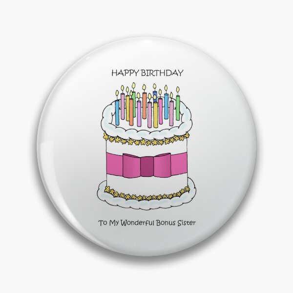 Item preview,  Happy Birthday to My Bonus Sister designed and sold by KateTaylor.