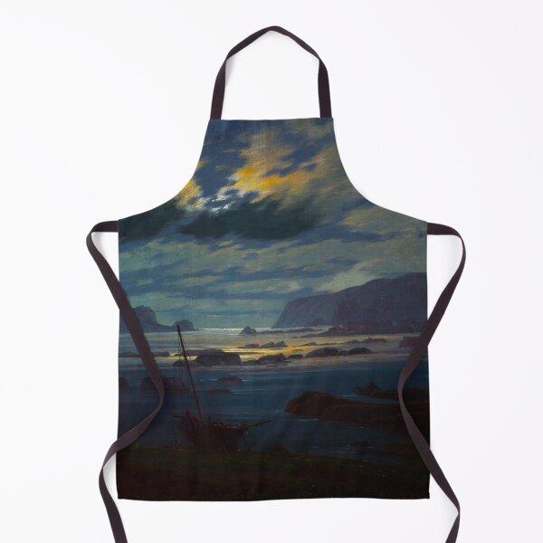 Item preview, HD CASPAR DAVID FRIEDRICH - Northern Sea in the Moonlight 1823 - 1824 designed and sold by Go Logo Designs.