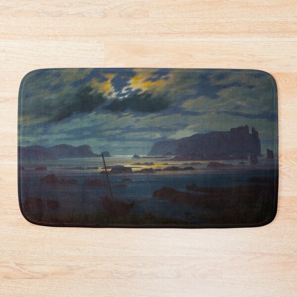 Item preview, HD CASPAR DAVID FRIEDRICH - Northern Sea in the Moonlight 1823 - 1824 designed and sold by Go Logo Designs.