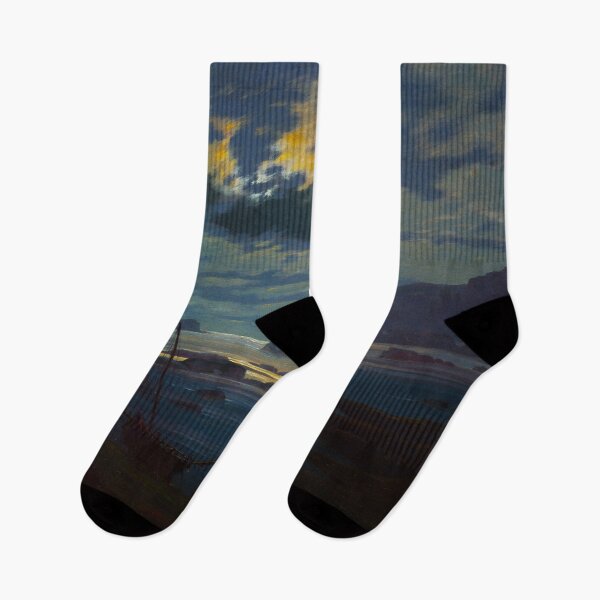 Item preview, HD CASPAR DAVID FRIEDRICH - Northern Sea in the Moonlight 1823 - 1824 designed and sold by Go Logo Designs.