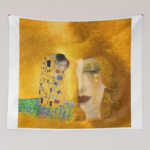 Item preview, Freya's Tears and The Kiss portraits  | Golden tears designed and sold by TeeARTHY.