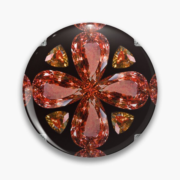 Item preview, Orange Gemstone Diamond Art, Orange in dark background designed and sold by DigitalGemArt.