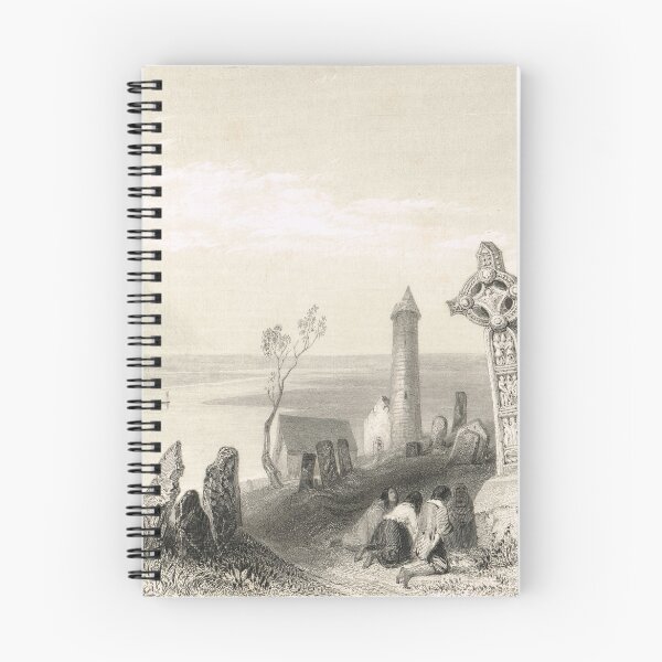 Item preview, Ancient Cross Clonmacnoise, Offaly, Ireland 1841 designed and sold by artfromthepast.
