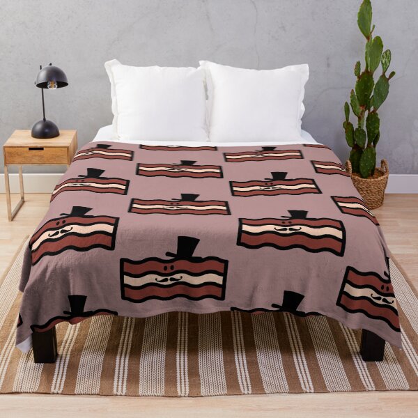 Item preview, Cute Kawaii Steampunk Bacon With Top Hat and Curly Mustache Design designed and sold by SteamParliament.
