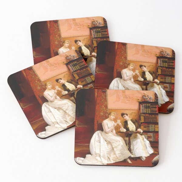 Item preview, Georges Croegaert: Confidences, Remastered - Vintage European Art designed and sold by Ellodee.