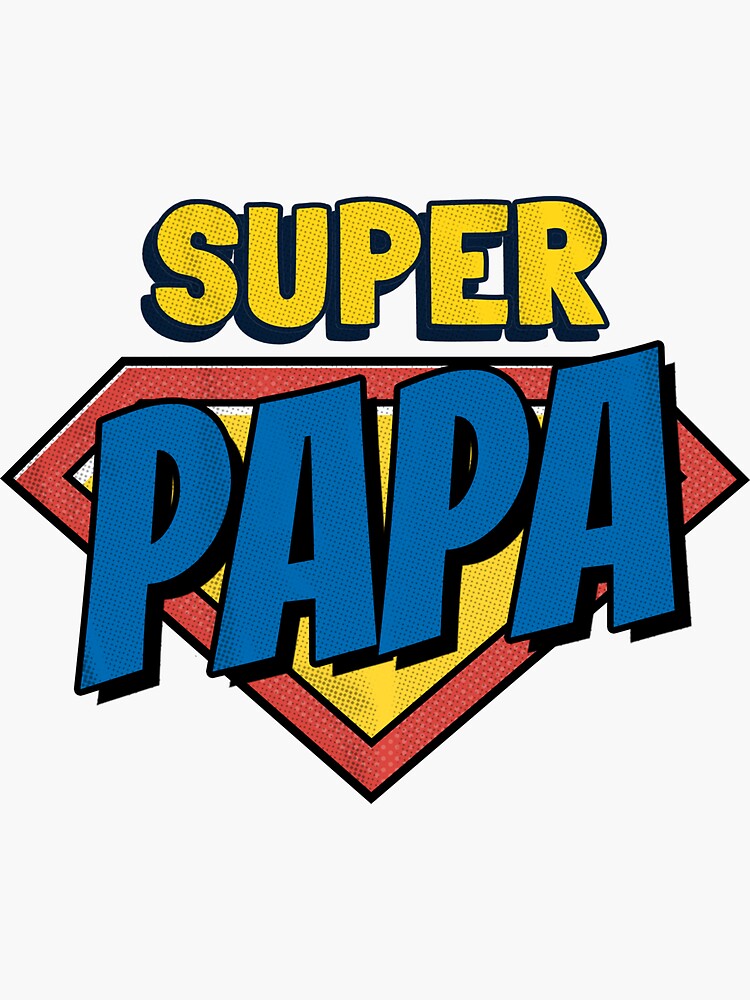 Pin's avec carte - Super Papa