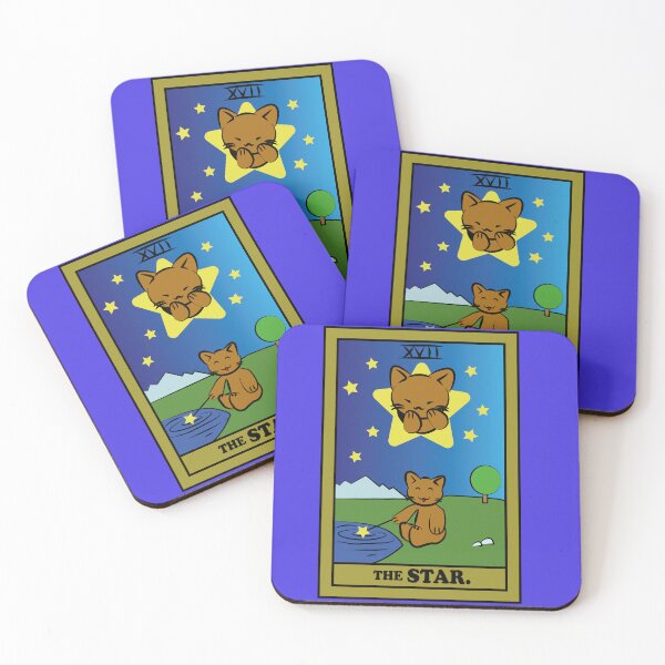 Item preview, TAROT CARDS | THE STAR. | CAT designed and sold by FalconLifeStore.