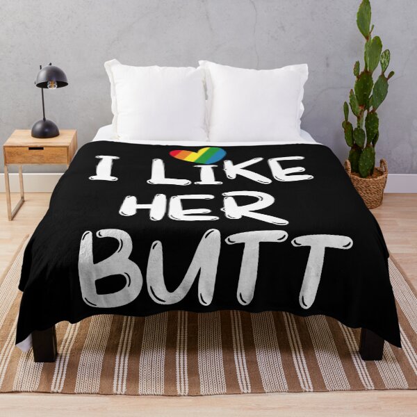 Item preview, LGBT Lesbian Matching I Like Her Butt Funny designed and sold by NanoYell.