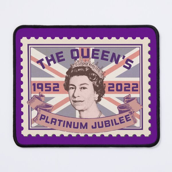 Item preview, Queen Elizabeth II Platinum Jubilee Retro Stamp designed and sold by PincGeneral.