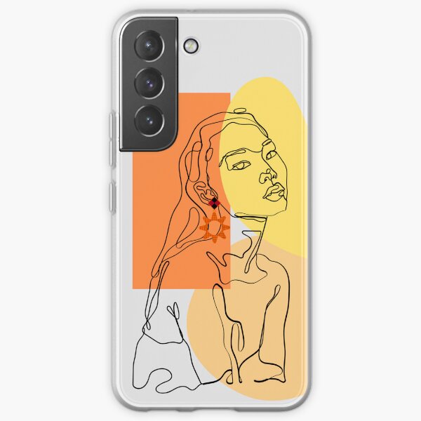 Neutral boho monoline; Samsung Galaxy Case Samsung Galaxy Soft Case