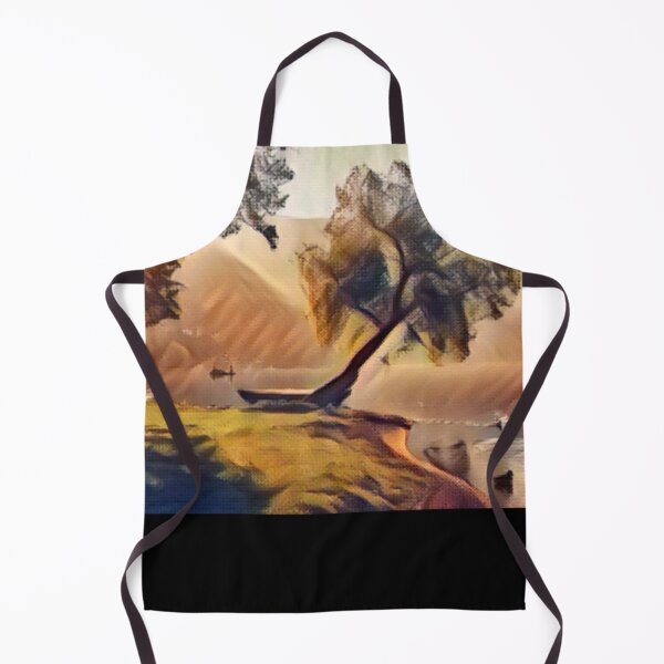 Item preview, Calming Painting of Trees at a Lake - WildSwimming designed and sold by WildSwimming.