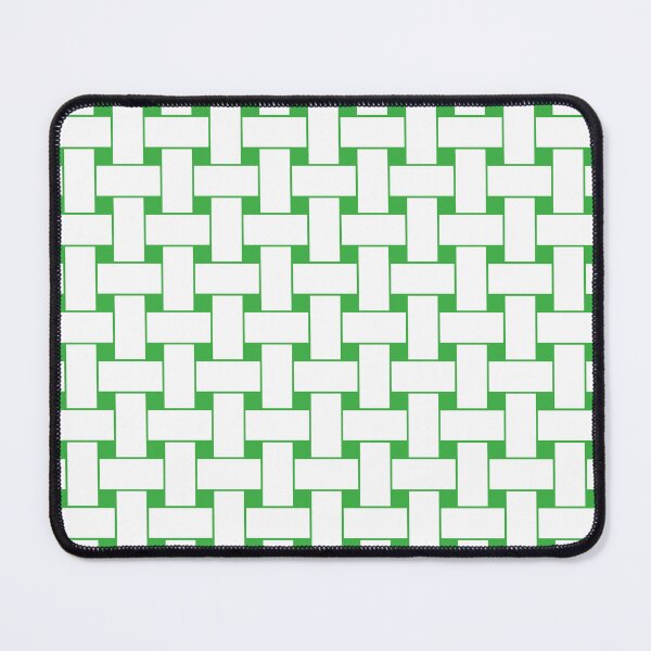 Item preview, Green Basketweave Pattern designed and sold by patterniastudio.