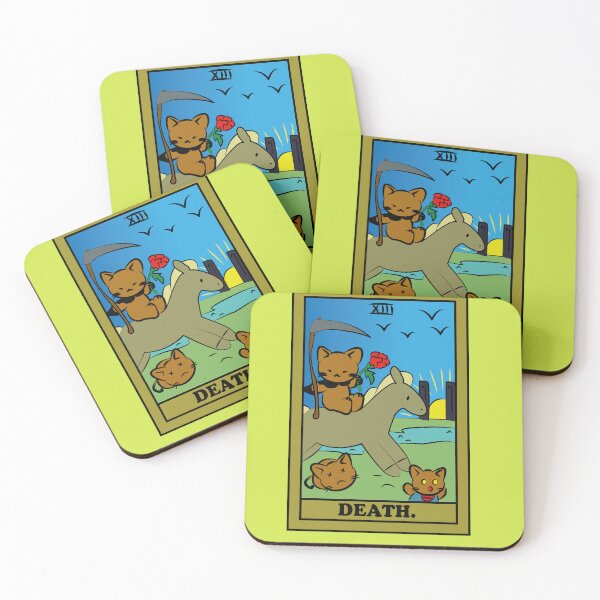 Item preview, TAROT CARDS | DEATH. | CAT designed and sold by FalconLifeStore.