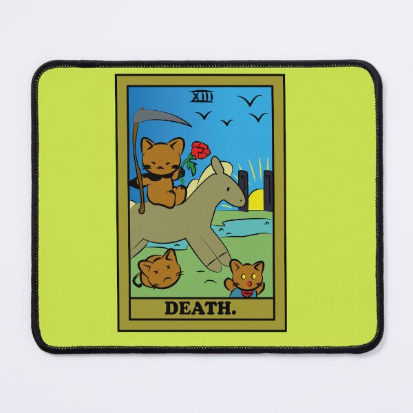 Item preview, TAROT CARDS | DEATH. | CAT designed and sold by FalconLifeStore.