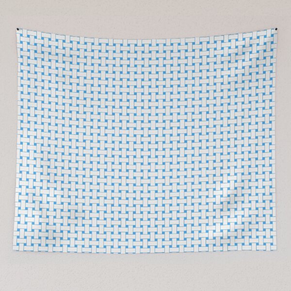 Item preview, Light blue Basketweave Pattern designed and sold by patterniastudio.