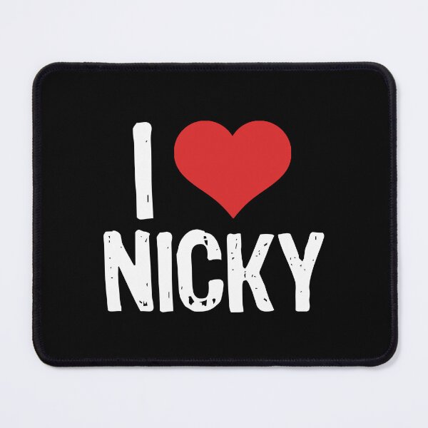 Item preview, I Love Nicky designed and sold by The "I Love Everything" Shop.
