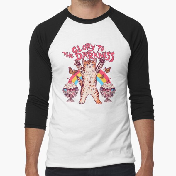 Glory To The Darkness Baseball ¾ Sleeve T-Shirt