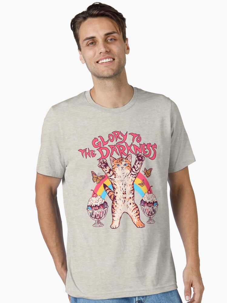 Thumbnail 1 of 7, Essential T-Shirt, Glory To The Darkness designed and sold by wytrab8.
