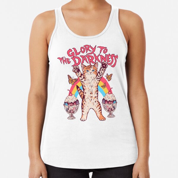 Glory To The Darkness Racerback Tank Top