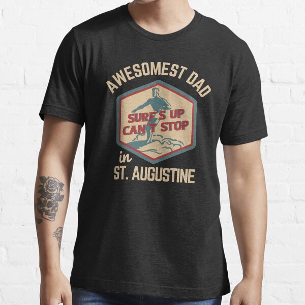 Item preview, Retro Surf Awesomest Dad in St. Augustine - Fathers' Day / Birthday designed and sold by TimelessLocales.