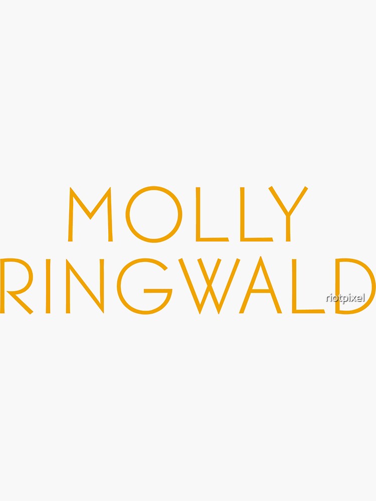 Thumbnail 3 of 3, Sticker, The Breakfast Club - Molly Ringwald designed and sold by riotpixel.