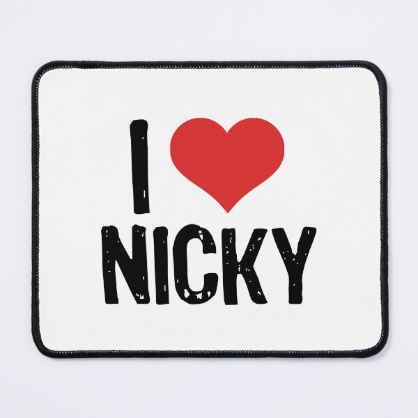 Item preview, I Love Nicky designed and sold by The "I Love Everything" Shop.