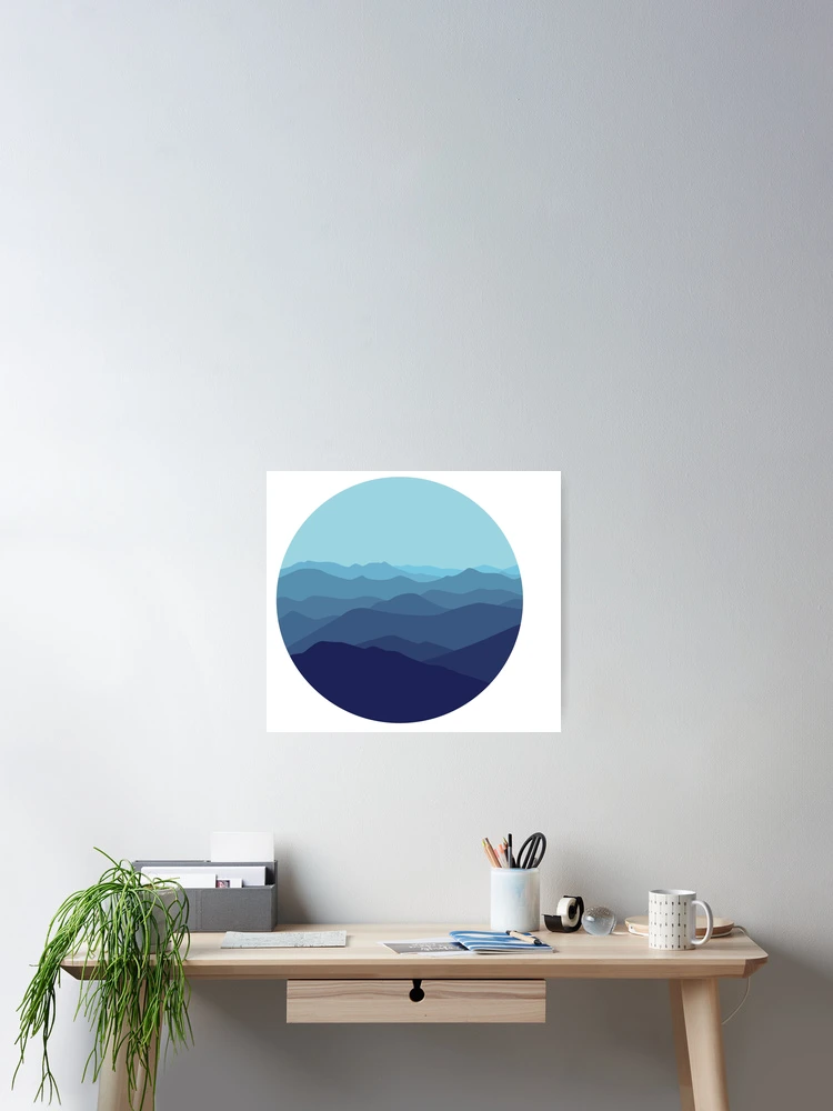 Thumbnail 2 of 3, Poster, Blue Ridge designed and sold by smalltownnc.