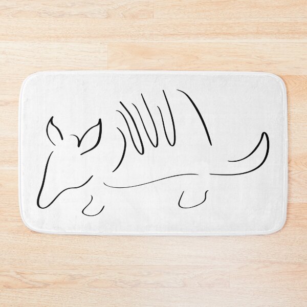 Item preview, Armadillo Line Art - Minimalist designed and sold by Zcared.
