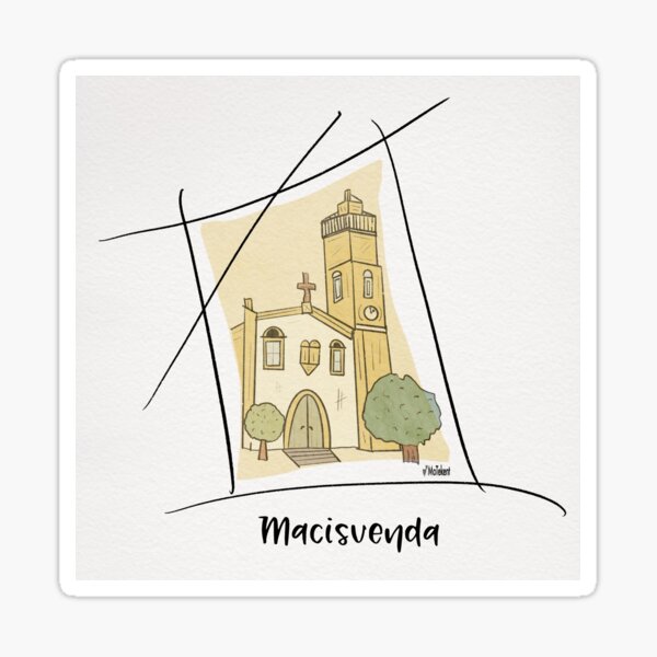Church in Macisvenda (Murcia), Spain Sticker