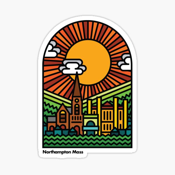 Item preview, Northampton Massachusetts Thick Lines designed and sold by Griffindorky.
