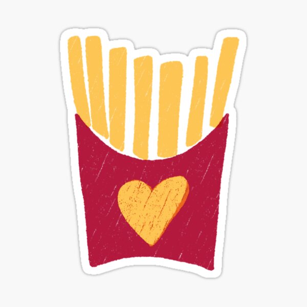 Pommes Frites Stickers Redbubble