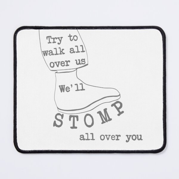 Item preview, Try to walk all over us designed and sold by Becky-Marie.