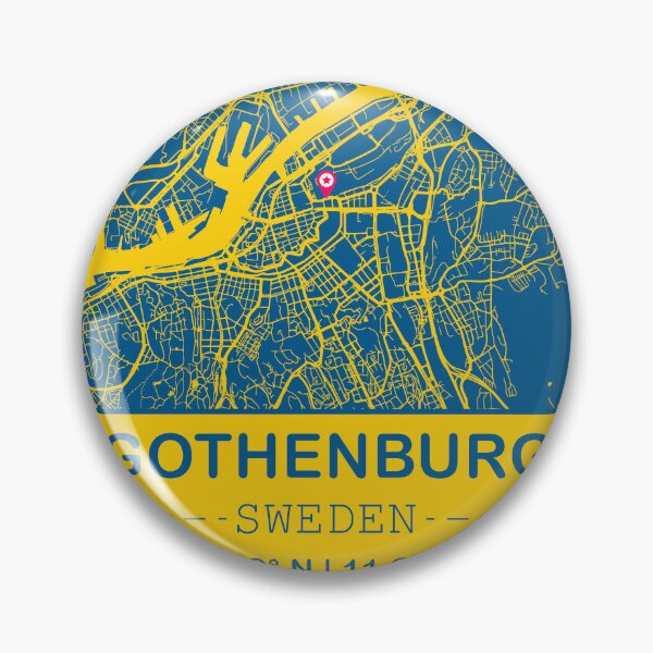 Item preview, Gothenburg City Map - Minimal Design designed and sold by Fusti.
