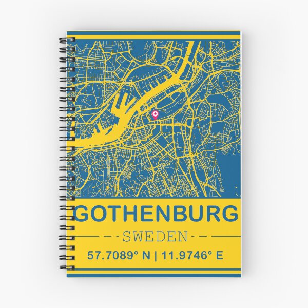 Item preview, Gothenburg City Map - Minimal Design designed and sold by Fusti.