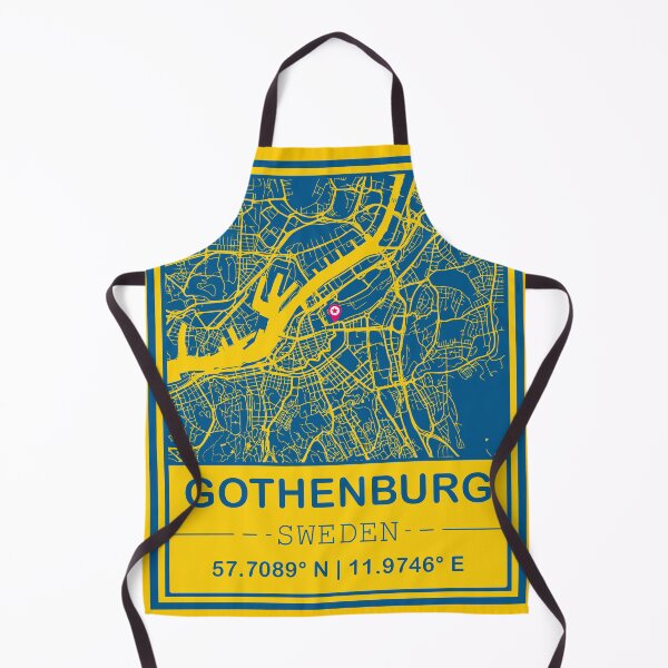 Item preview, Gothenburg City Map - Minimal Design designed and sold by Fusti.