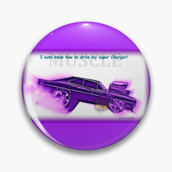 Item preview,  Muscle Cars   //  I auto know how to drive my super Charger! designed and sold by Imagin8er.