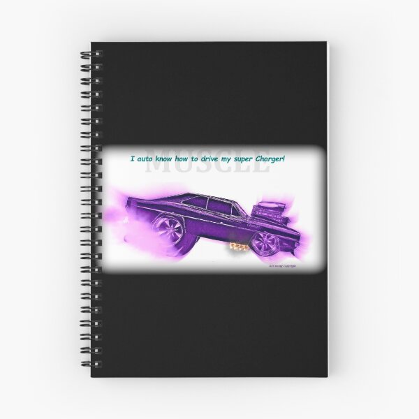 Item preview,  Muscle Cars   //  I auto know how to drive my super Charger! designed and sold by Imagin8er.