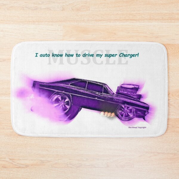 Item preview,  Muscle Cars   //  I auto know how to drive my super Charger! designed and sold by Imagin8er.