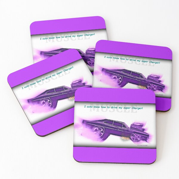 Item preview,  Muscle Cars   //  I auto know how to drive my super Charger! designed and sold by Imagin8er.