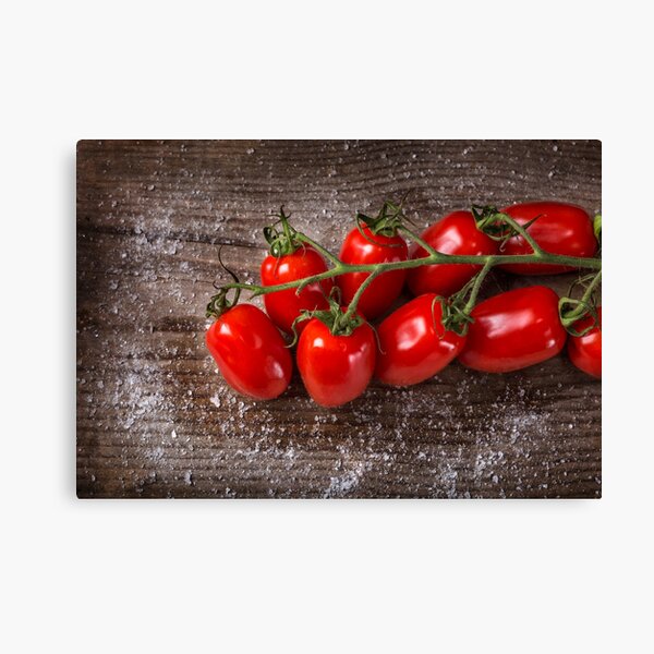 Organic cherry tomatoes Canvas Print
