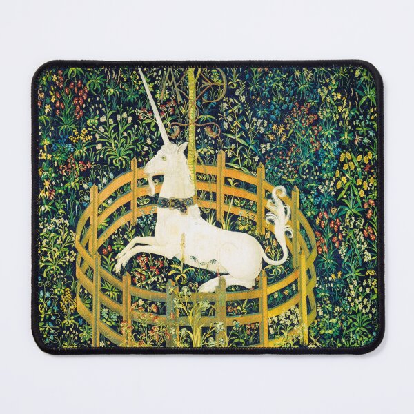 Item preview, The Unicorn Rests in a Garden from the Unicorn Tapestries designed and sold by TeeARTHY.