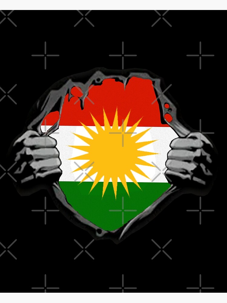Kurdistan Flag,Kurdistan in the heart Art Print for Sale by KurdishShops