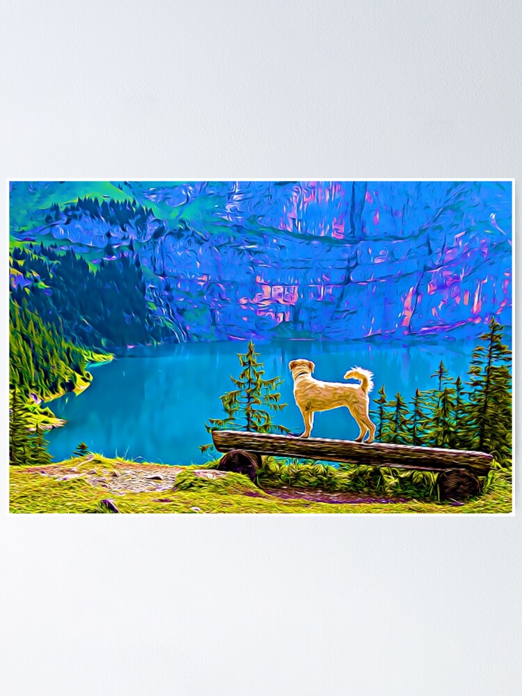 "Dog art" Poster for Sale by swanaproject Redbubble