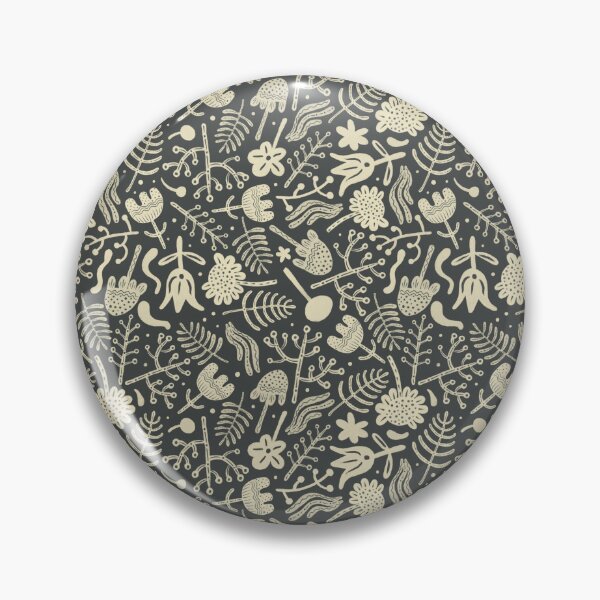Item preview, plants with grey background pattern designed and sold by stickers-packs.