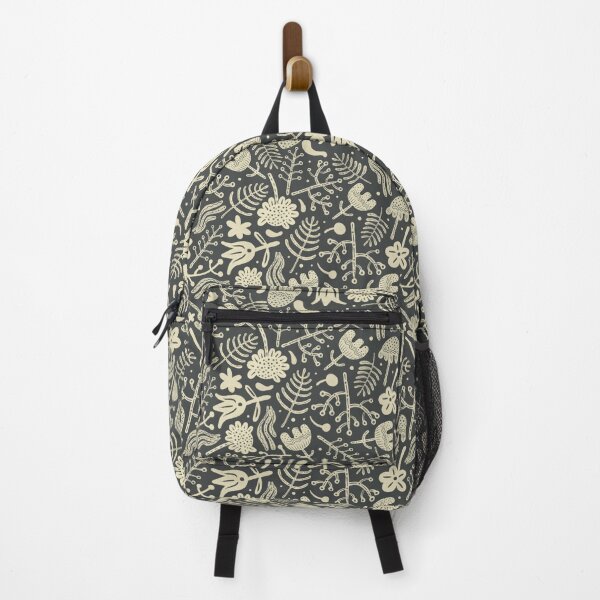 Item preview, plants with grey background pattern designed and sold by stickers-packs.