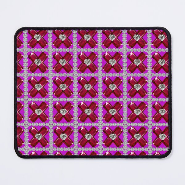 Item preview, Ruby Diamond Art, Red in Purple background designed and sold by DigitalGemArt.